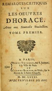 The works of Horace by Horace