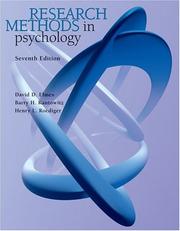 Research methods in psychology by David G. Elmes, Henry L. Roediger, Barry H. Kantowitz